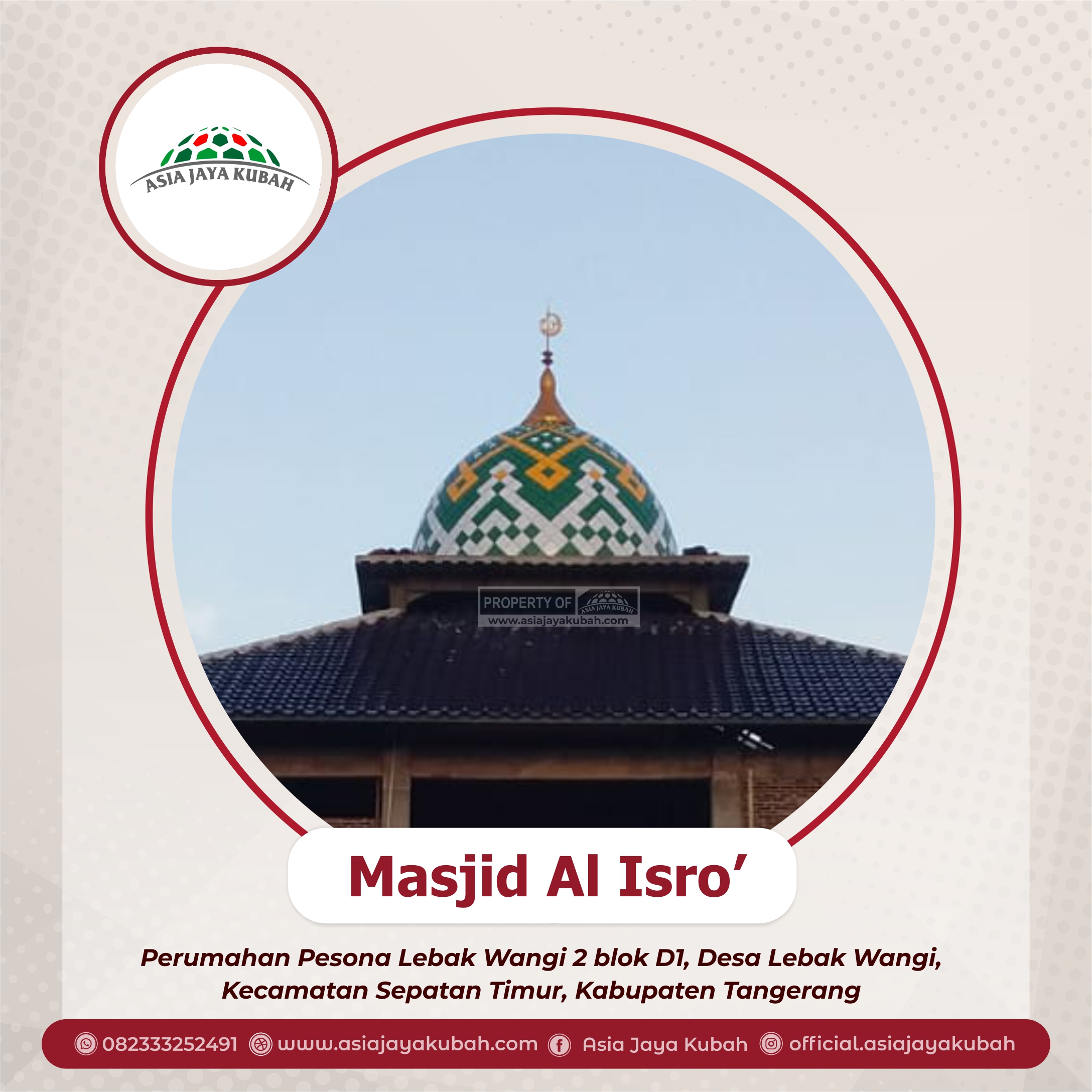 Harga Kubah Masjid dan Mushola Terbaru   Jambi  