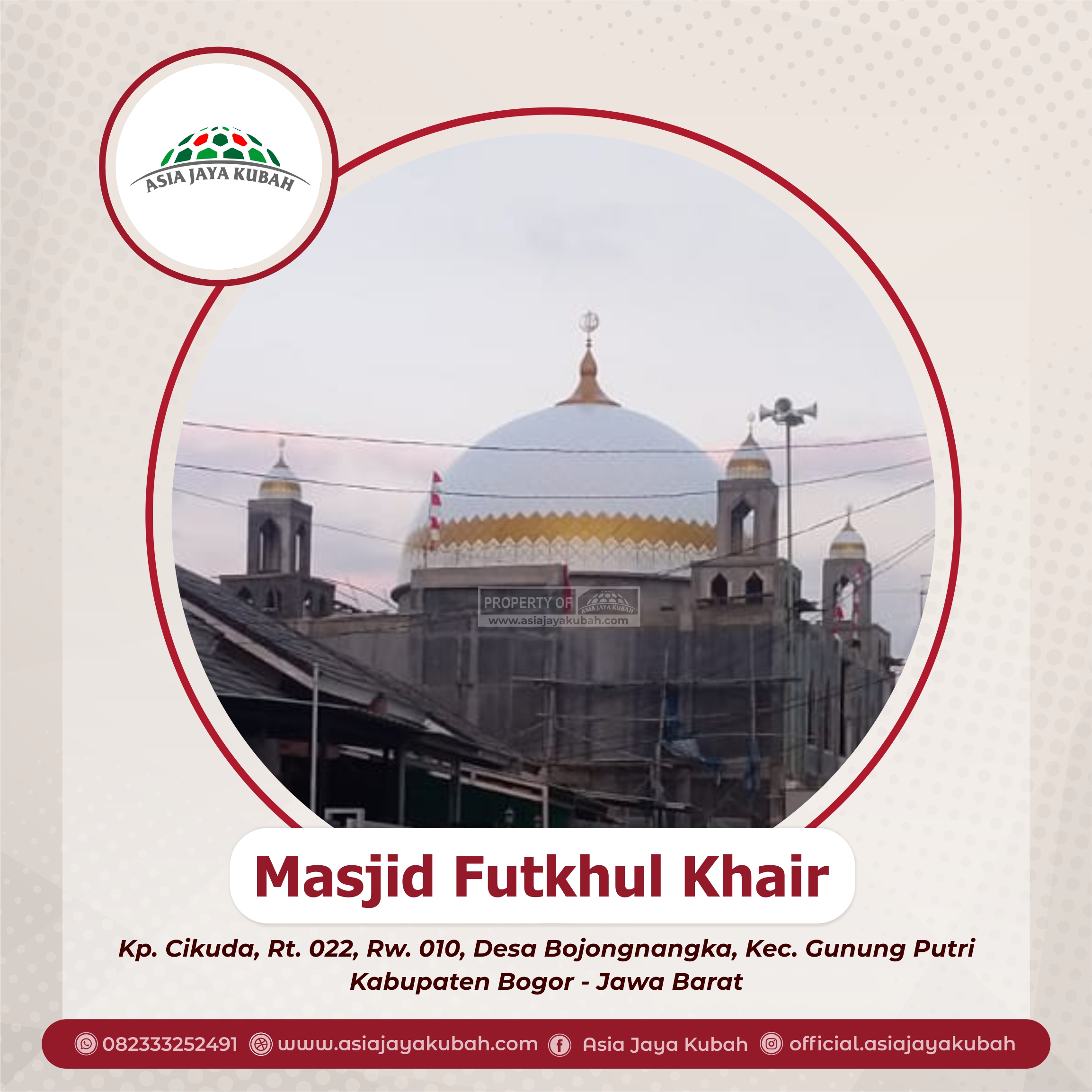 Harga Kubah Masjid dan Mushola Terbaru di Jakpus  