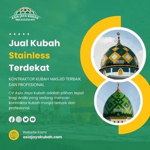 Jual kubah stainless terdekat