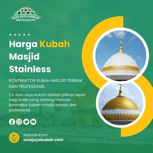 Harga kubah masjid stainless