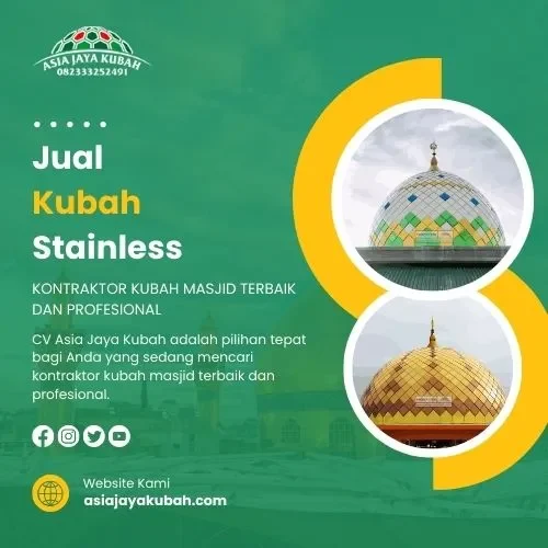 Jual kubah stainless
