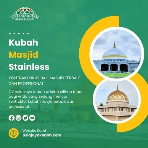 Kubah masjid stainless