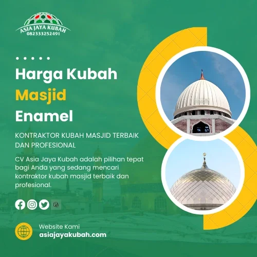 Harga kubah masjid enamel