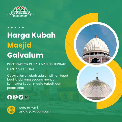 Harga kubah masjid galvalum