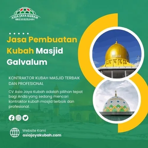 Jasa Pembuatan Kubah Masjid Galvalum