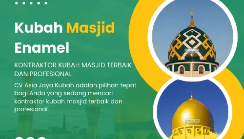 Kubah Masjid Enamel