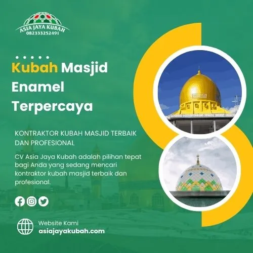 Kubah Masjid Enamel Terpercaya
