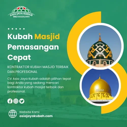 Kubah Masjid Pemasangan Cepat