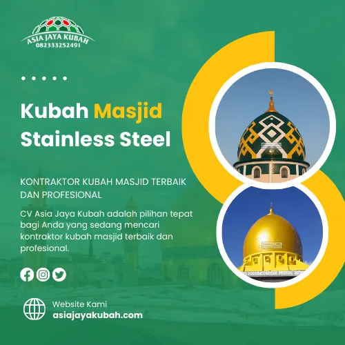 Kubah Masjid Stainless Steel