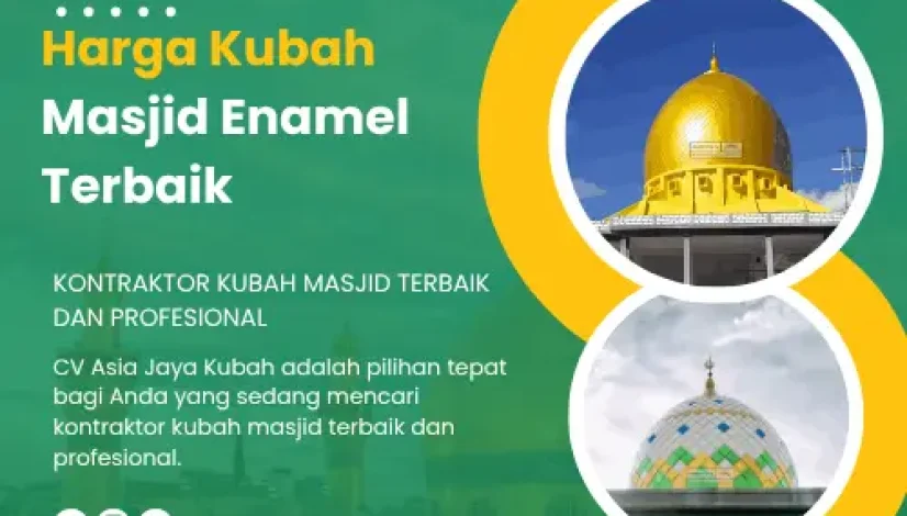 Harga Kubah Masjid Enamel terbaik