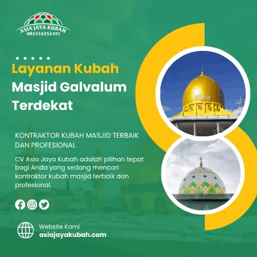 Layanan Kubah Masjid Galvalum Terdekat